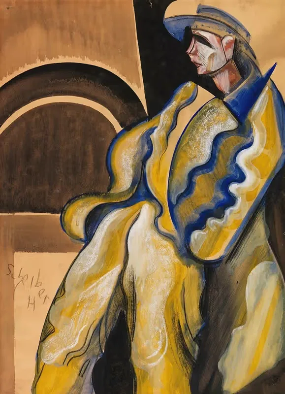 Мужчина by Хьюго Шейбер, 1920 — digital art print download
