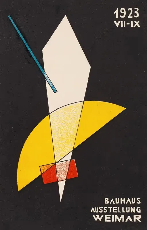 Веймар Баухаус открытки № 7 by Ласло Мохоли-Надь, 1923 — digital art print download