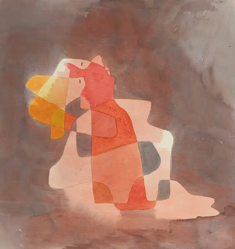 Zurücklehnende (Woman Leaning Back) — Paul Klee
