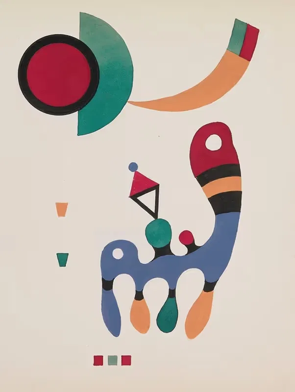 11 tableux et 7 poèmes by Wassily Kandinsky, 1945 — digital art print download