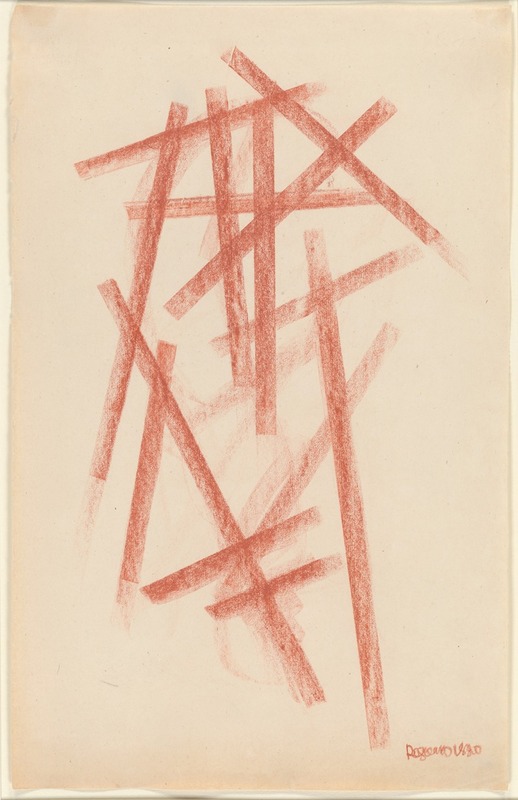 Linear Composition by Alexander Rodchenko, 1920 — digital art print download
