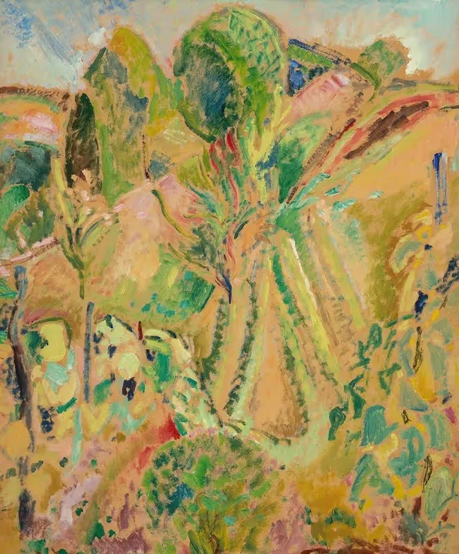 Landscape with Trees by Alfred Henry Maurer — digital art print download