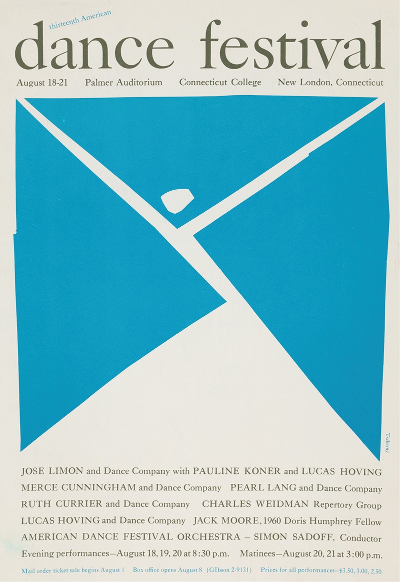 Thirteenth American dance festival — George Tscherny