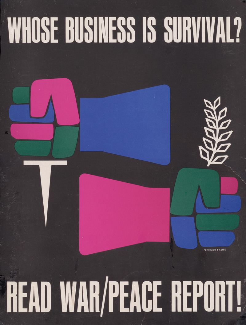 Whose business is survival by Harvey Appelbaum, 1962 — digital art print download
