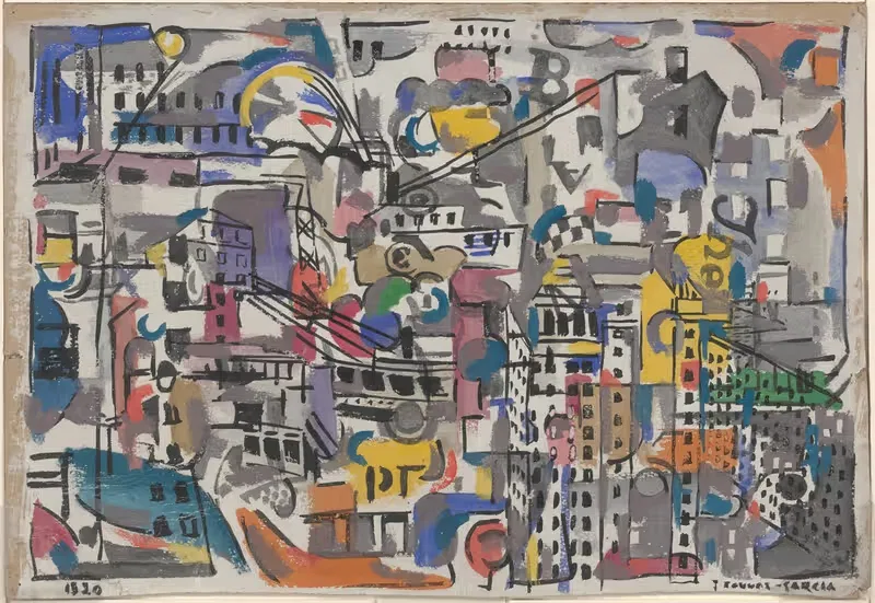 New York City; Bird’s Eye View — Joaquín Torres-García