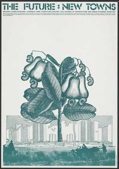 The future, new towns by Coy Howard, 1974 — digital art print download