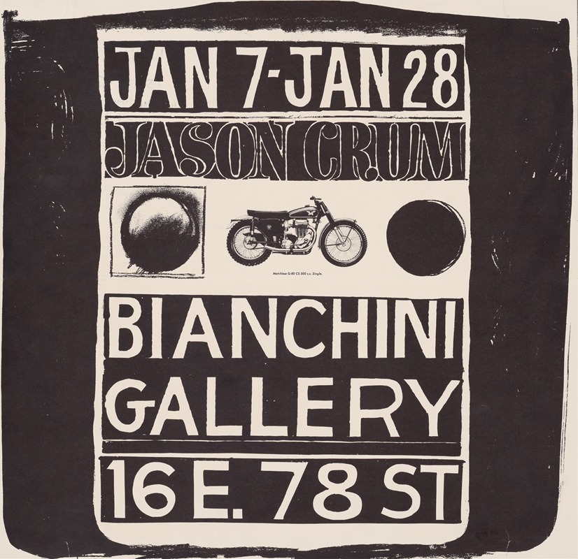 Jason Crum, Jan. 7 – Jan. 28 by Jason Crum, 1960-1970 — digital art print download