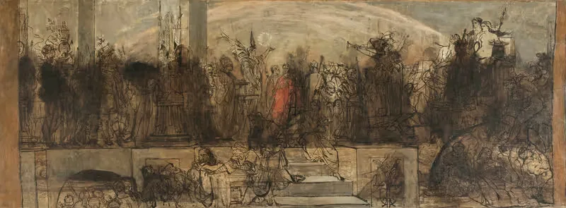 Le Jugement Universel, esquisse — Auguste Barthélémy Glaize