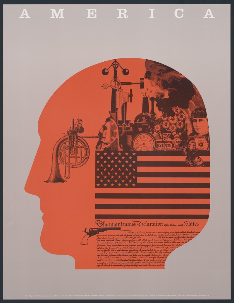 America by Michael David Brown — digital art print download
