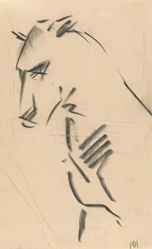 Three-quarter View of a Lioness — Henri Gaudier-Brzeska