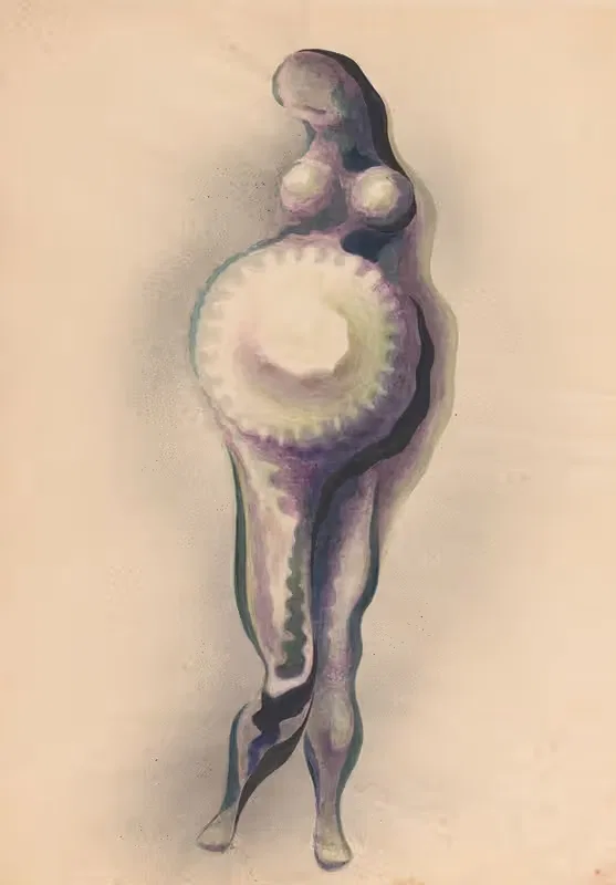 Беременная женщина by Якоб Бендиен, c. 1920 — digital art print download