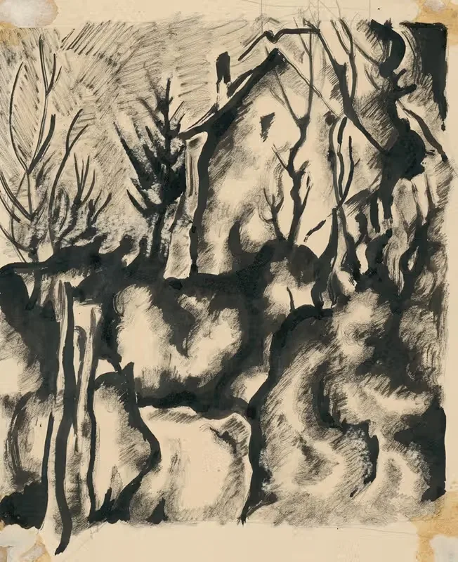 Дом в саду by Константин Баур, 1924–1928 — digital art print download