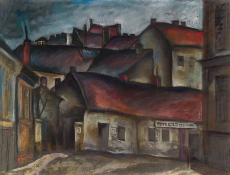 Периферия города by Константин Баур, 1928 — digital art print download