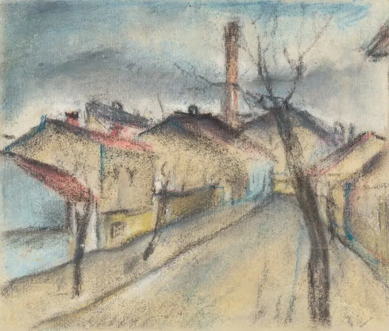Улица на периферии by Константин Баур, 1924–1927 — digital art print download
