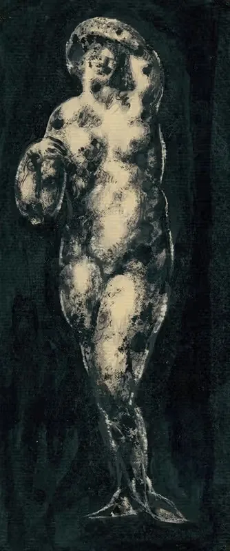 Женский акт by Константин Баур, 1922–1926 — digital art print download