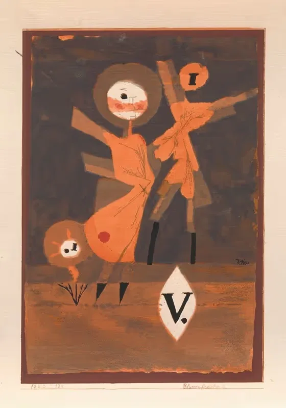 Цветочная семья V. by Поль Клее, 1922 — digital art print download