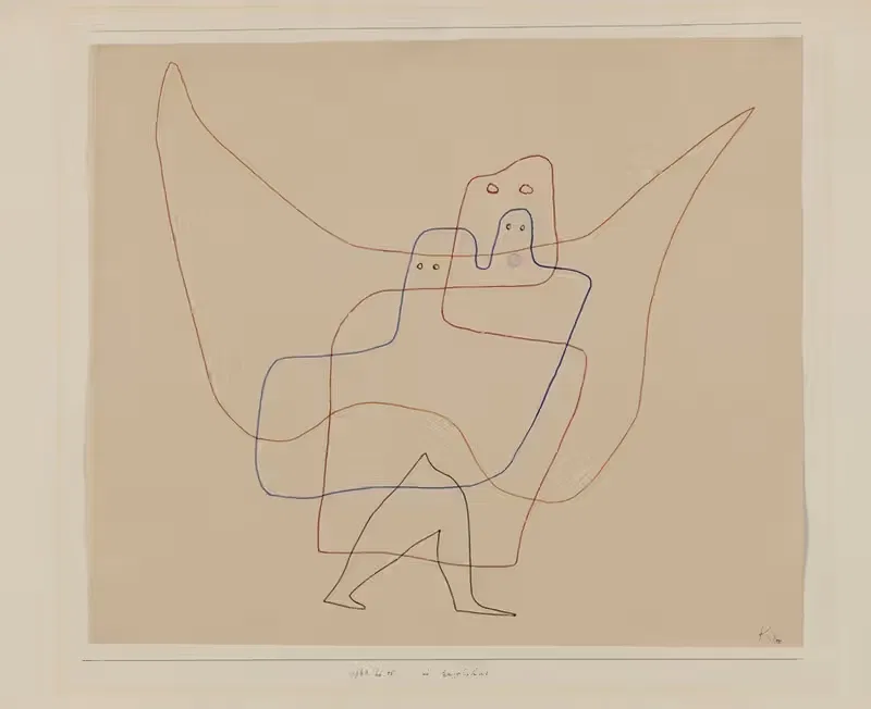 В заботе ангела by Поль Клее, 1931 — digital art print download