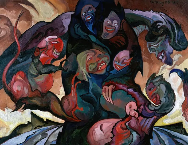 Послесвечение солнца by Станислав Игнацы Виткевич, 1920 — digital art print download
