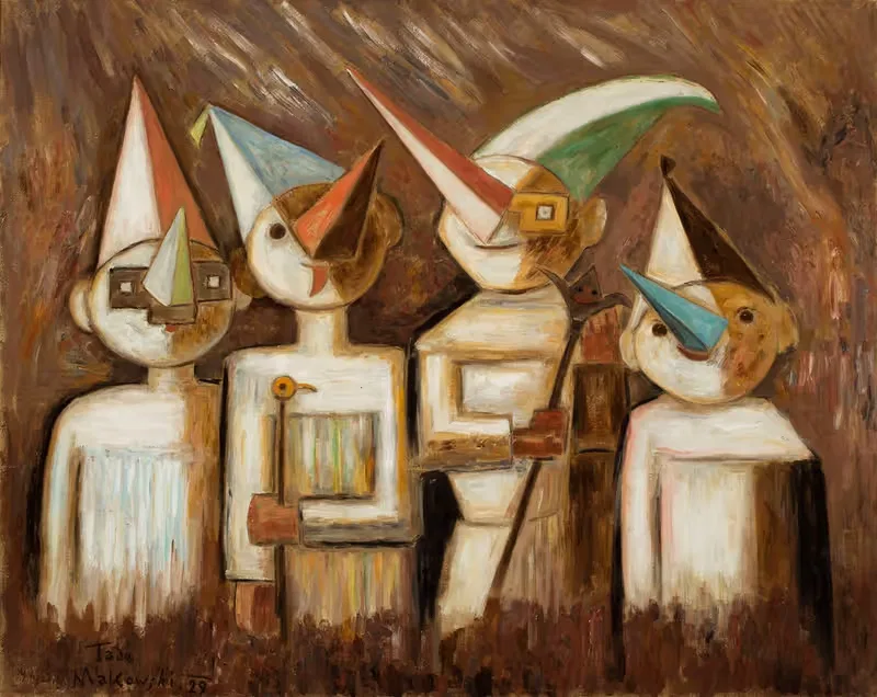 Дети в маскировке by Тадеуш Маковский, 1929 — digital art print download