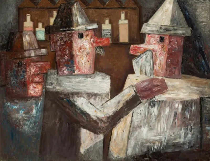 В баре by Тадеуш Маковский, 1931 — digital art print download