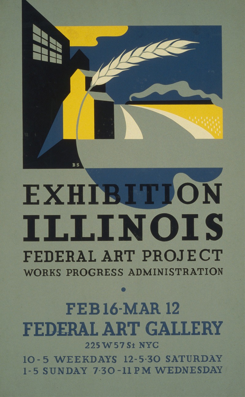 Exhibition Illinois Federal Art Project Works Progress Administration — Benjamin Sheer