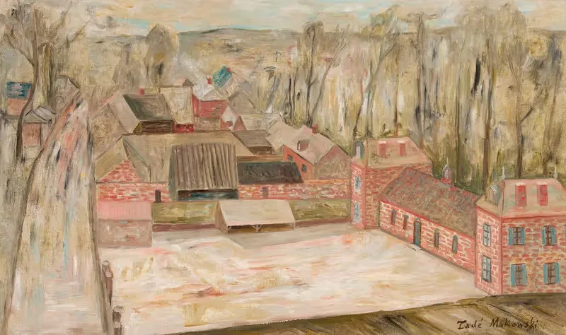 Вид на маленький город by Тадеуш Маковский, 1926 — digital art print download