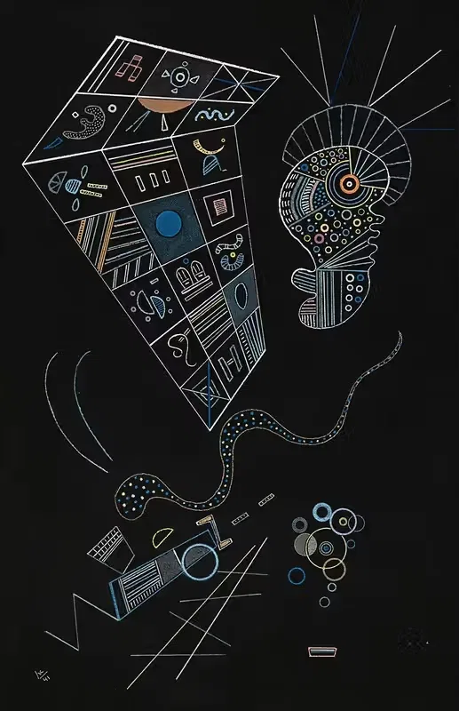 Ohne titel by Wassily Kandinsky, 1941 — digital art print download