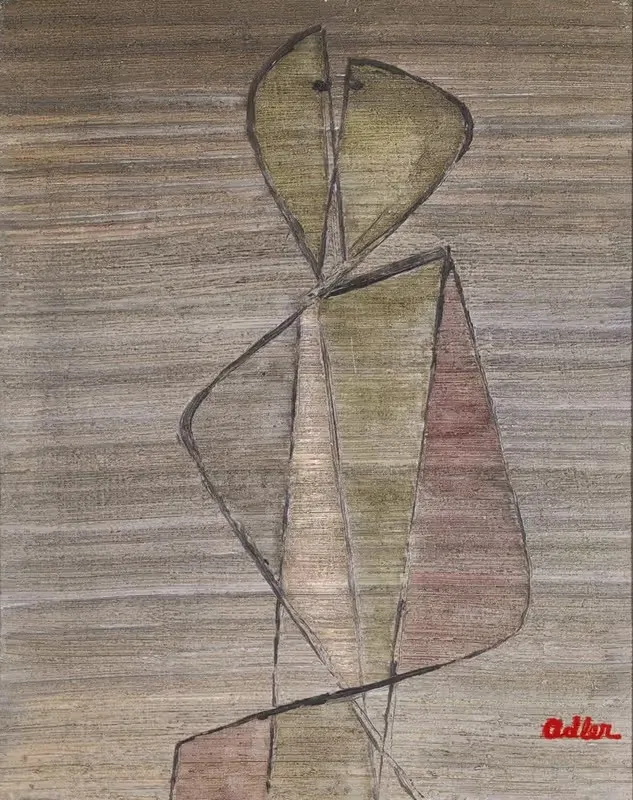 Поцелуй by Янкель Адлер, 1947 — digital art print download
