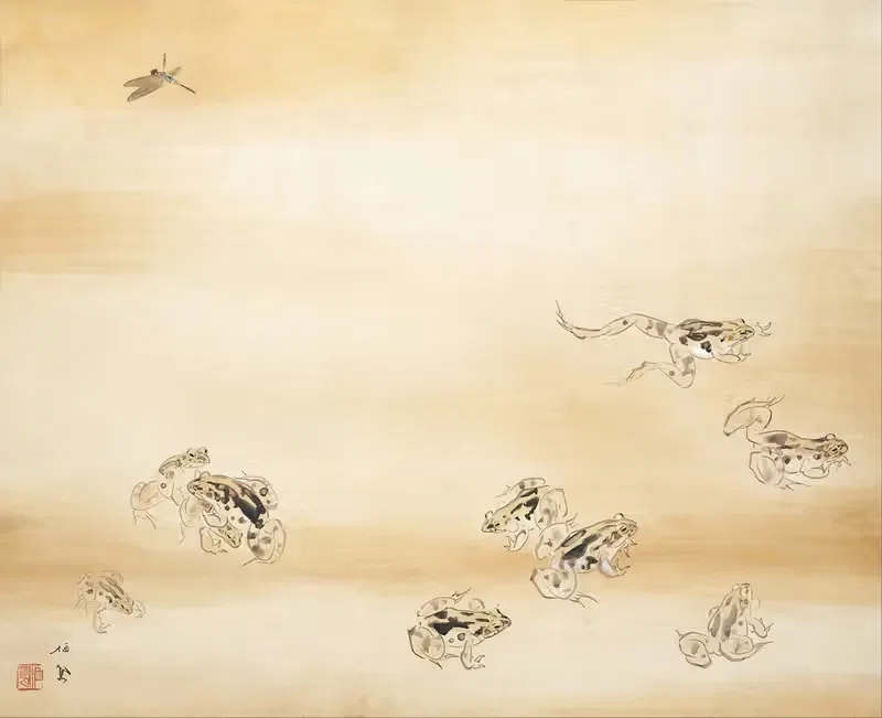 A Fine Day During the Rainy Season — Takeuchi Seihō