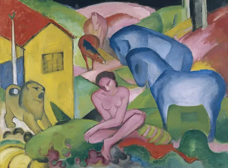 The Dream by Franz Marc, 1912 — digital art print download