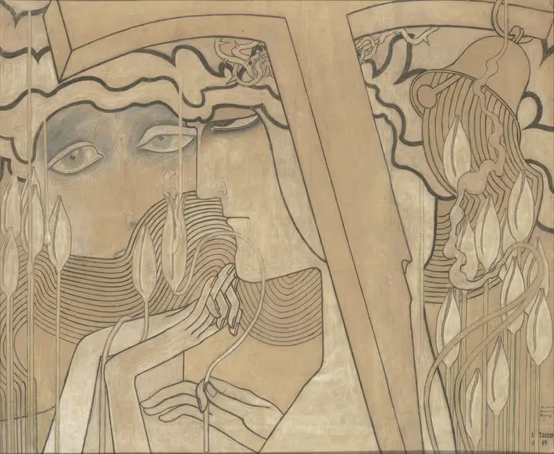 Desire and Satisfaction by Jan Toorop, 1893 — digital art print download