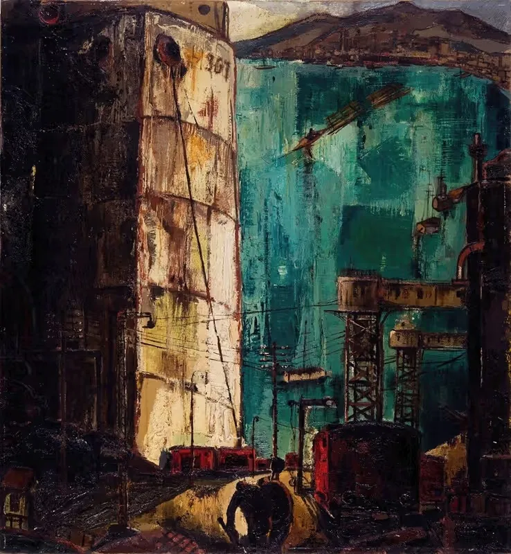 Порт (Док) by Карлис Падегс, 1933 — digital art print download