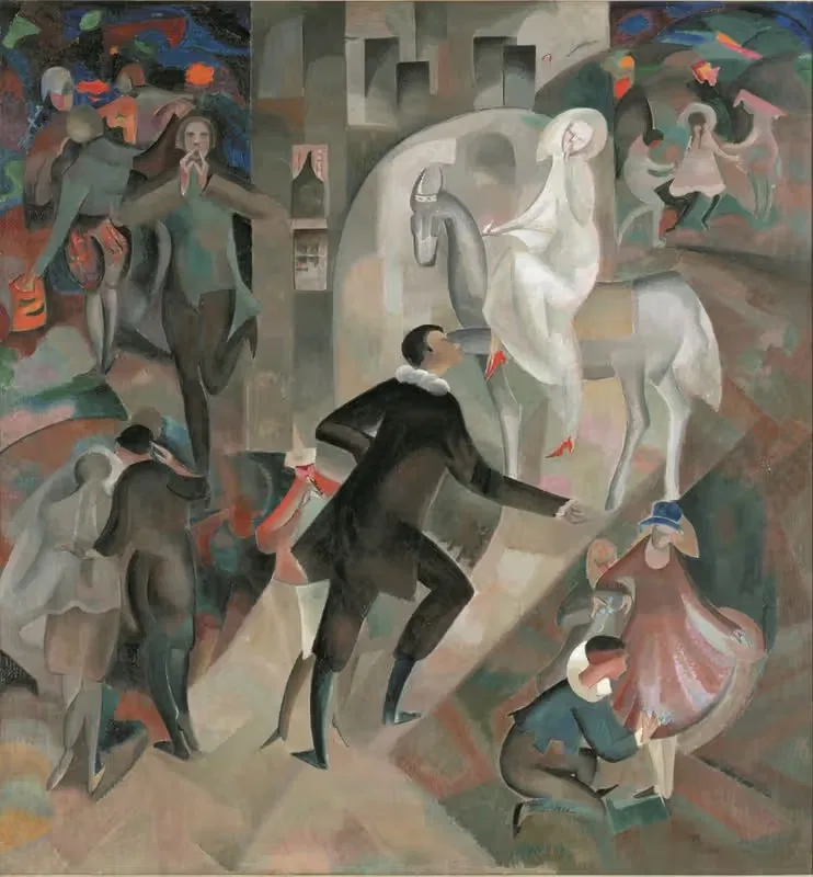 Странный праздник (Трубадуры) by Алиса Байи, 1912-1923 — digital art print download