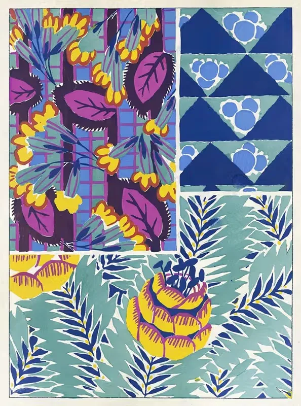 Suggestions pour étoffes et tapis Pl.07 — Emile-Allain Séguy