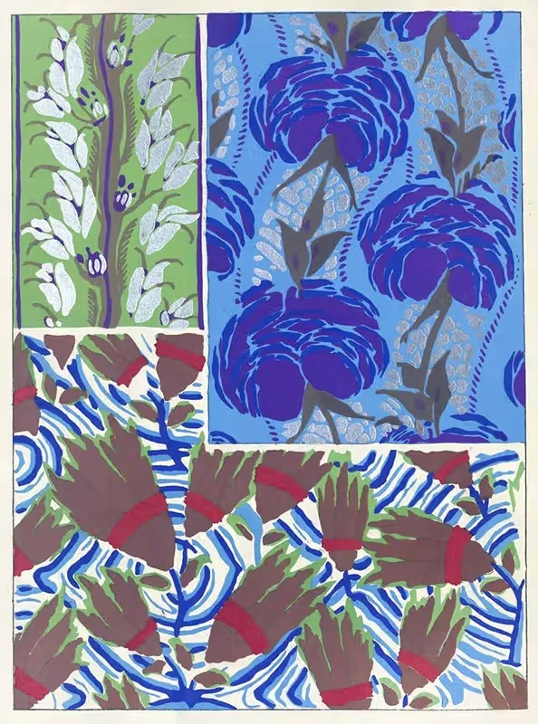 Suggestions pour étoffes et tapis Pl.08 — Emile-Allain Séguy