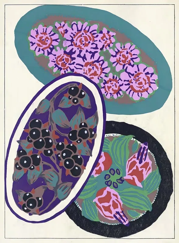 Suggestions pour étoffes et tapis Pl.13 — Emile-Allain Séguy