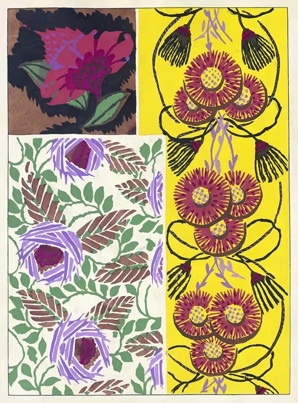 Suggestions pour étoffes et tapis Pl.14 — Emile-Allain Séguy