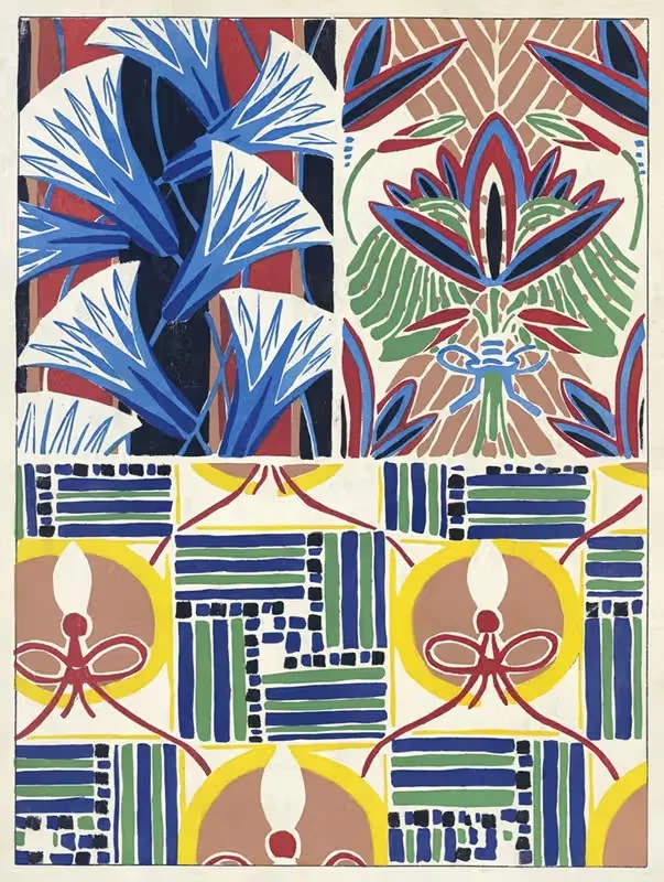 Suggestions pour étoffes et tapis Pl.16 — Emile-Allain Séguy