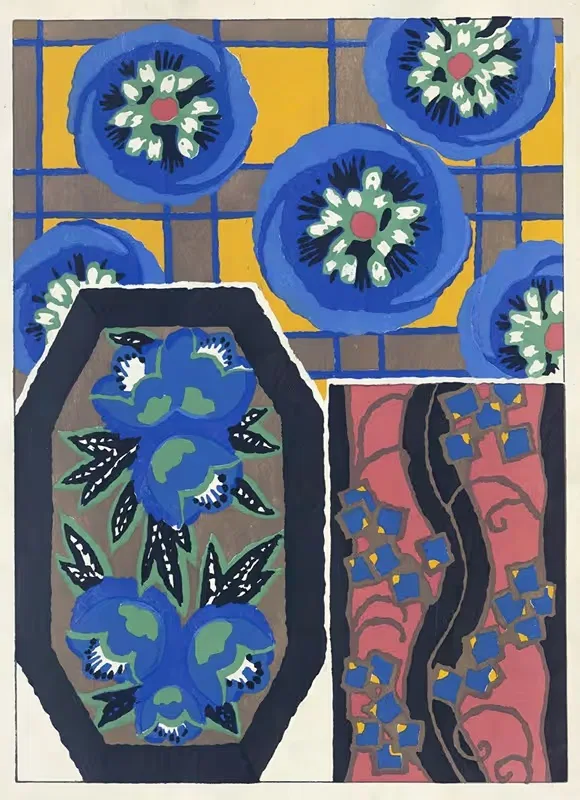 Suggestions pour étoffes et tapis Pl.17 — Emile-Allain Séguy