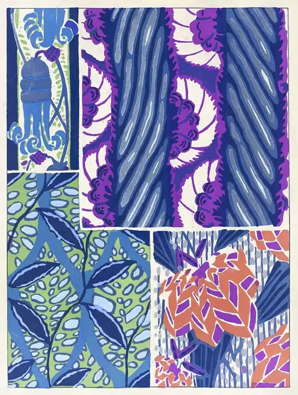 Suggestions pour étoffes et tapis Pl.20 — Emile-Allain Séguy