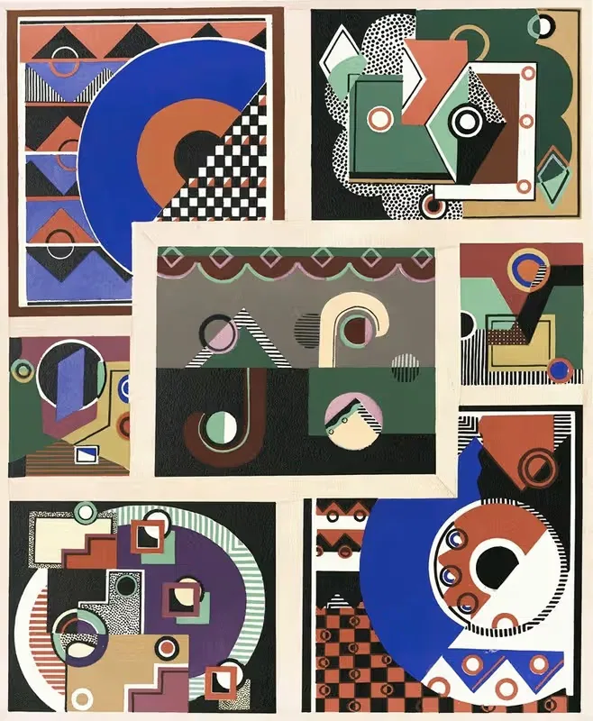 Коллекция декоров и цветов, пл. 02 by Жорж Вальмье, 1930 — digital art print download