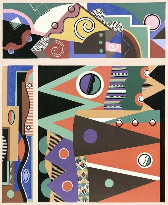 Коллекция декоров и цветов Пл.03 by Жорж Вальмье, 1930 — digital art print download