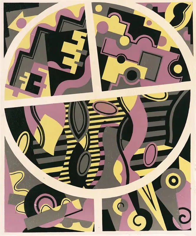 Коллекция декоров и цветов Пл.06 by Жорж Вальмье, 1930 — digital art print download