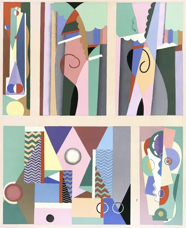 Коллекция декоров и цветов Пл.09 by Жорж Вальмье, 1930 — digital art print download