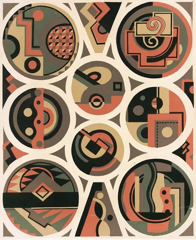 Коллекция декоров и цветов, пл. 12 by Жорж Вальмье, 1930 — digital art print download