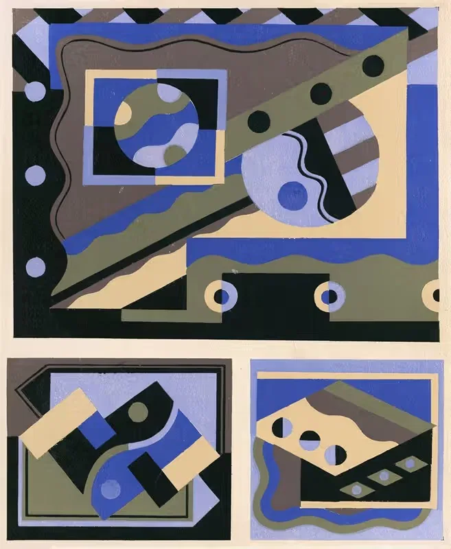 Коллекция декоров и цветов Пл.15 by Жорж Вальмье, 1930 — digital art print download
