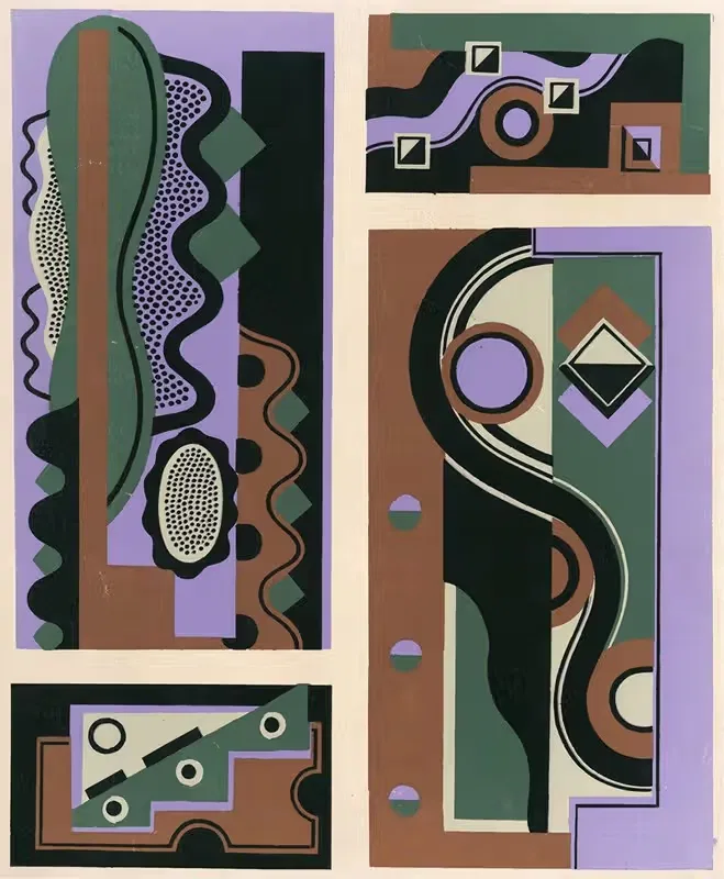 Коллекция декоров и цветов by Жорж Вальмье, 1930 — digital art print download