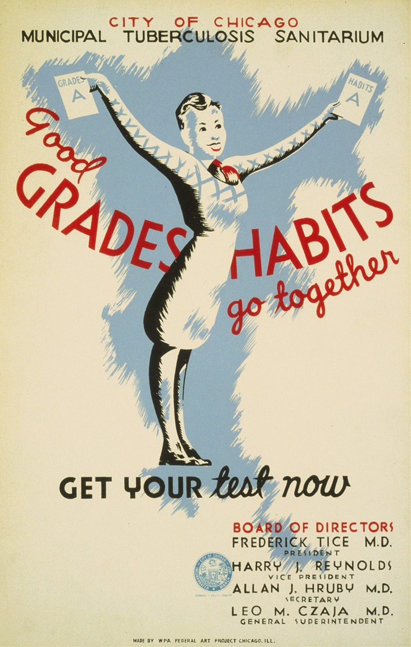 Good grades – Habits go together by Аноним, 1939 — digital art print download