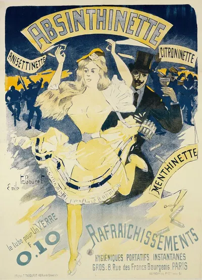 Absinthinette by Emile Tabouret, 1895 — digital art print download