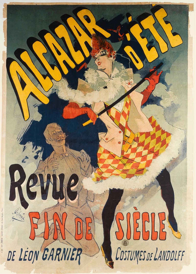 Alcazar D'ete Revue Fin De Siecle — Jules Chéret